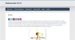 Desktop Screenshot of fm12.de