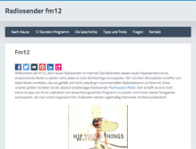 Tablet Screenshot of fm12.de